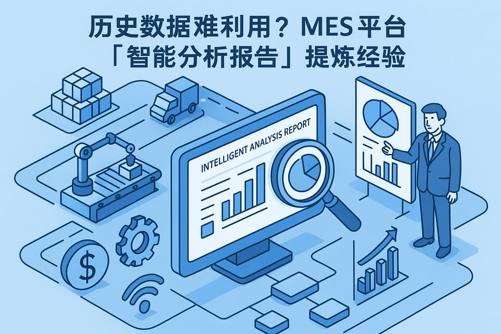 历史数据难利用？MES 平台「智能分析报告」提炼经验